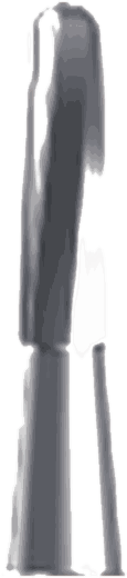 FG23R — Cone-Shaped Semispherical Fissure Head Carbide Bur